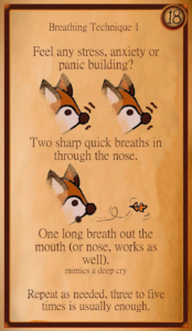 Breathing techniques reminder